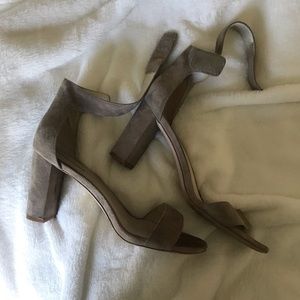 Jeremy Campbell suede grey heels